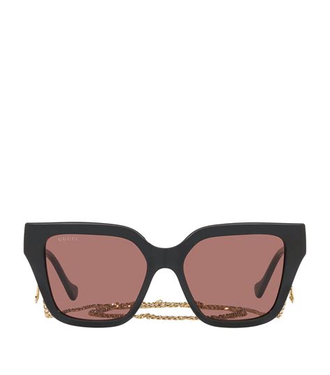 gucci sunglasses women chain|authentic gucci sunglasses sale.